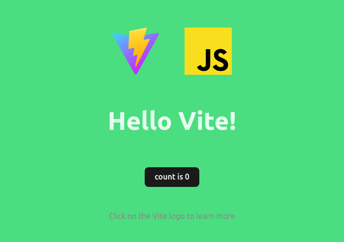 Vite with UnoCSS screenshot