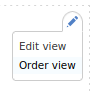 Referencing another view's draggable views weight adds a contextual link to the view where you can order the items
